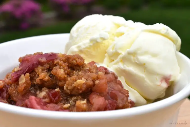 Strawberry Rhubarb Crisp