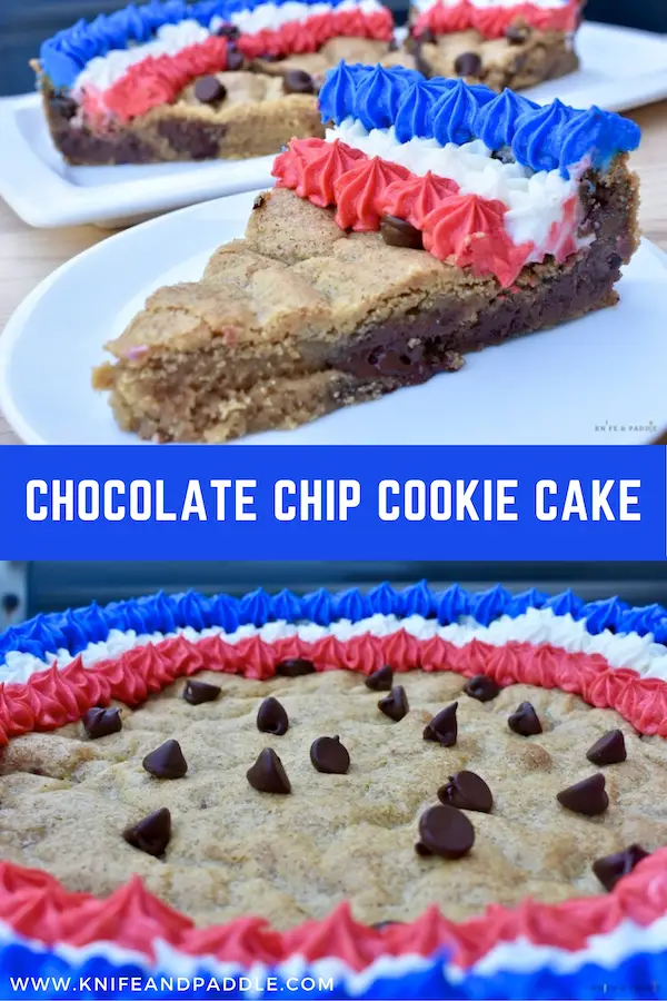 Slice of cookie cake