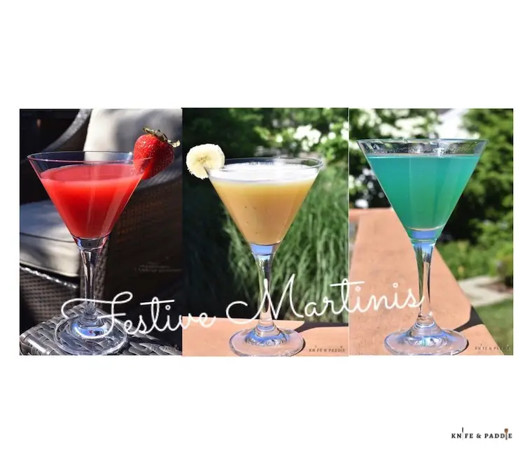 Fourth of July Martinis