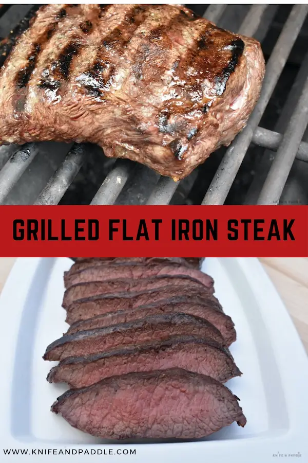 Steak on a grill and plated
