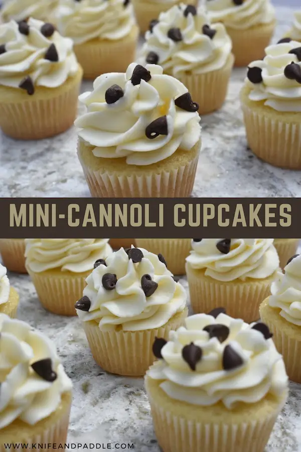 Mini-cannoli cupcakes