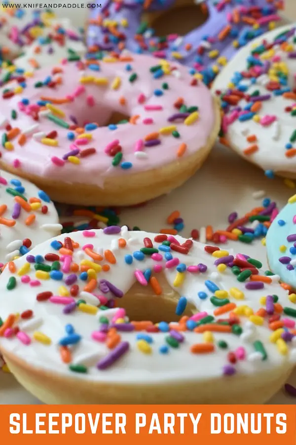 Sleepover party donuts