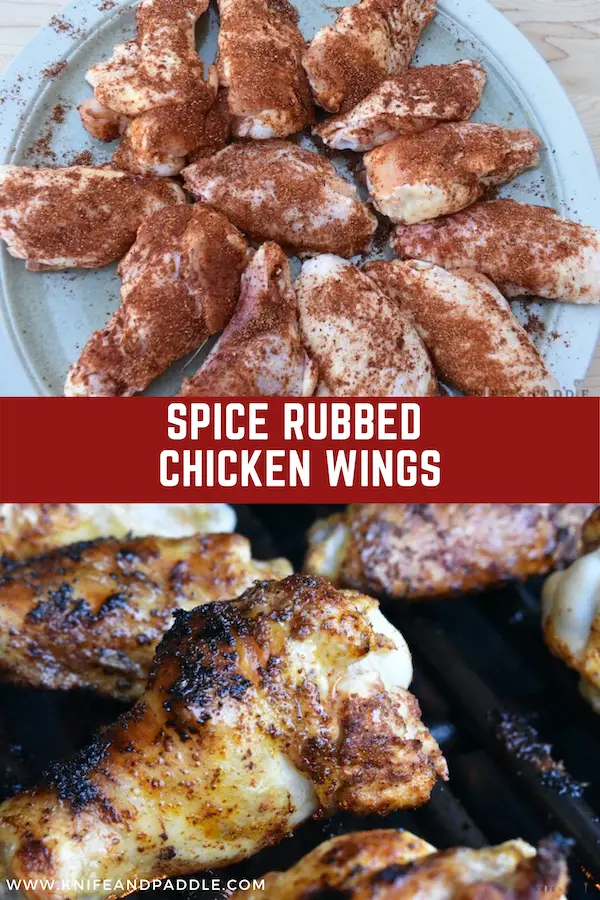 Spice rubbed chicken wings
