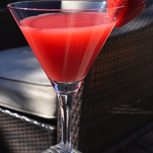 Strawberry Watermelon Martini