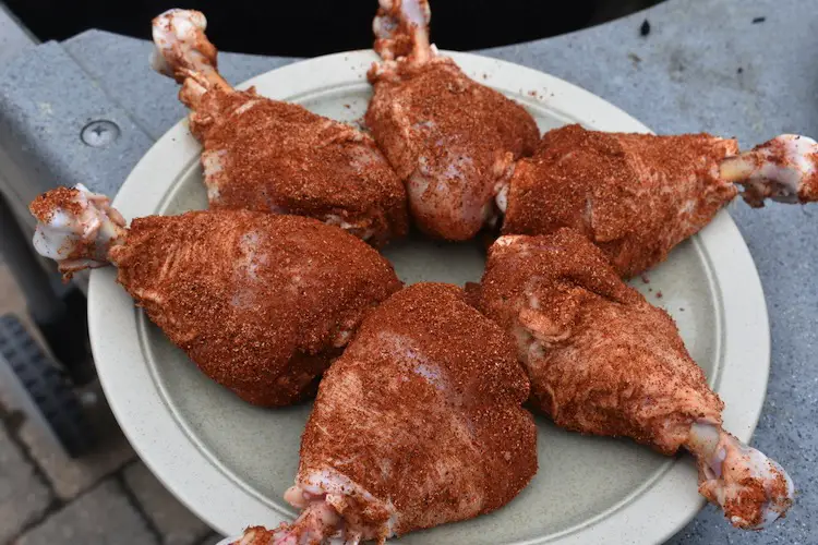 Chicken with spice rub