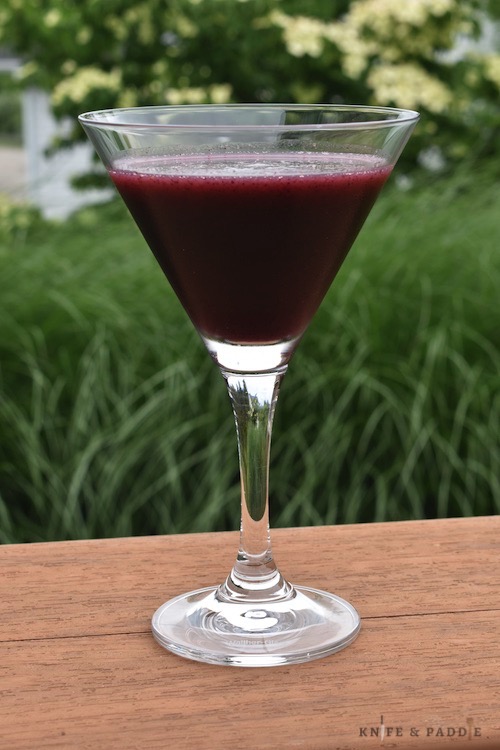 Blueberry Storm Martini