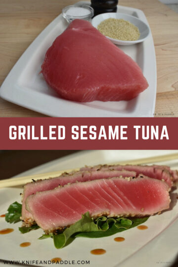 Grilled Sesame Tuna with Soy Glaze • www.knifeandpaddle.com