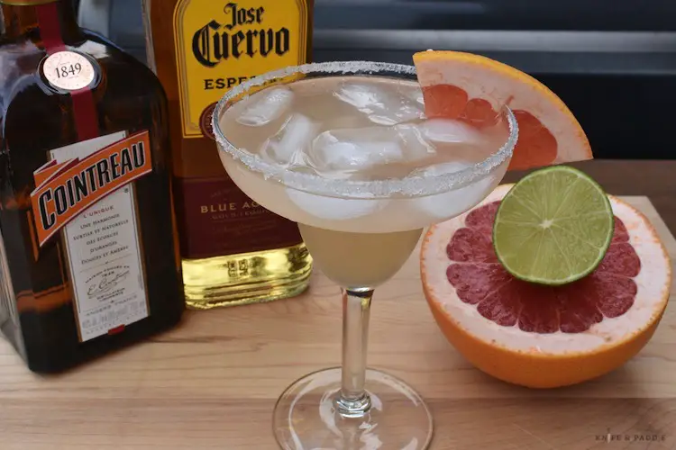 Cointreau, tequila, margarita, grapefruit and lime