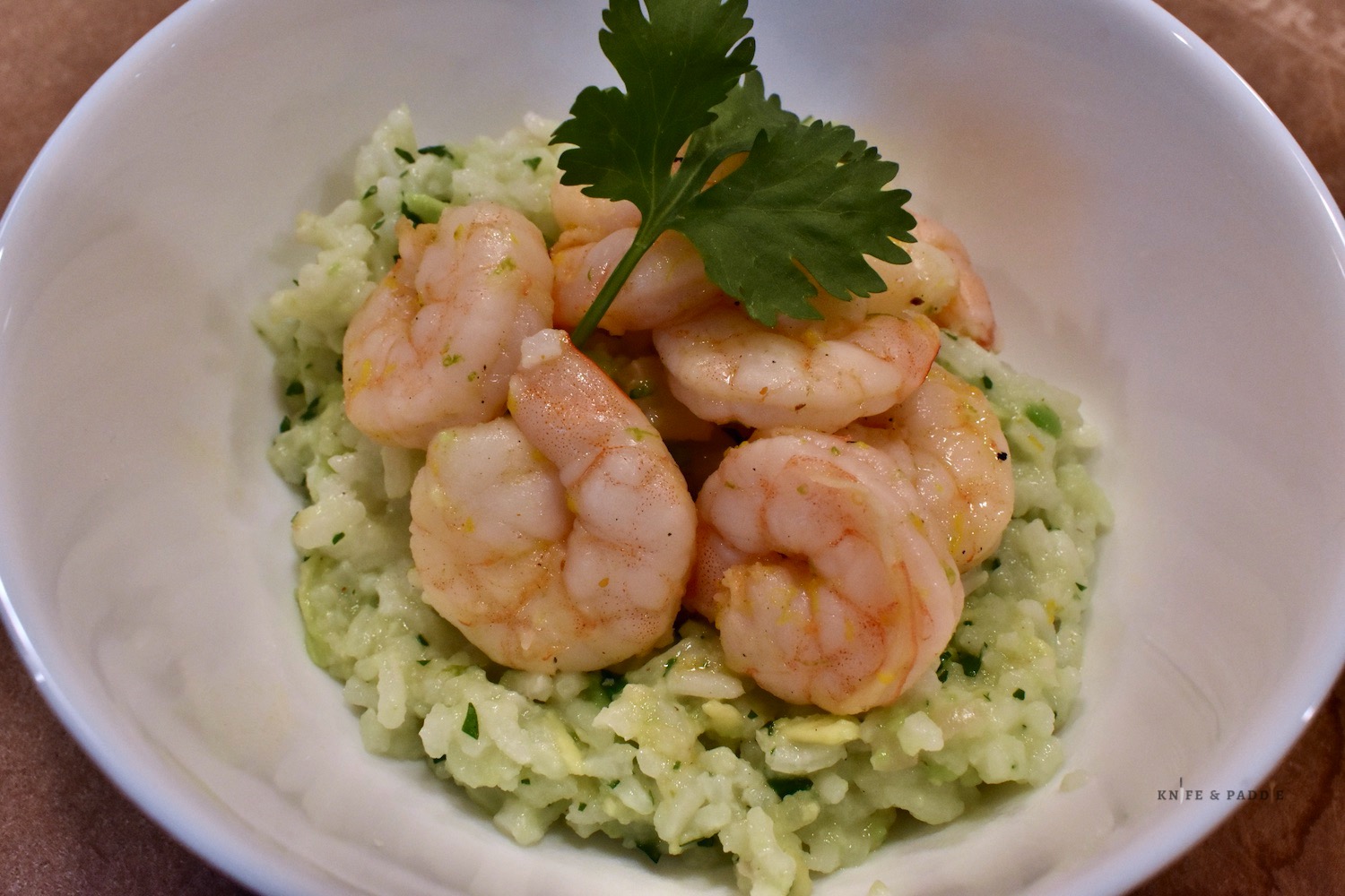 Tequila Lime Shrimp over rice