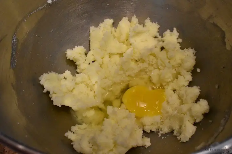 Eggs, butter and sugar