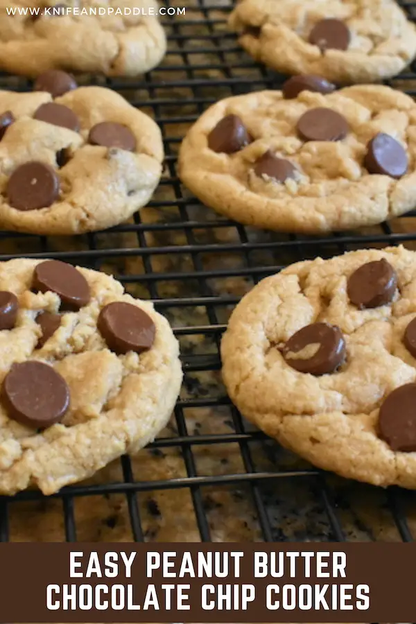 Easy Peanut Butter Chocolate Chip Cookies