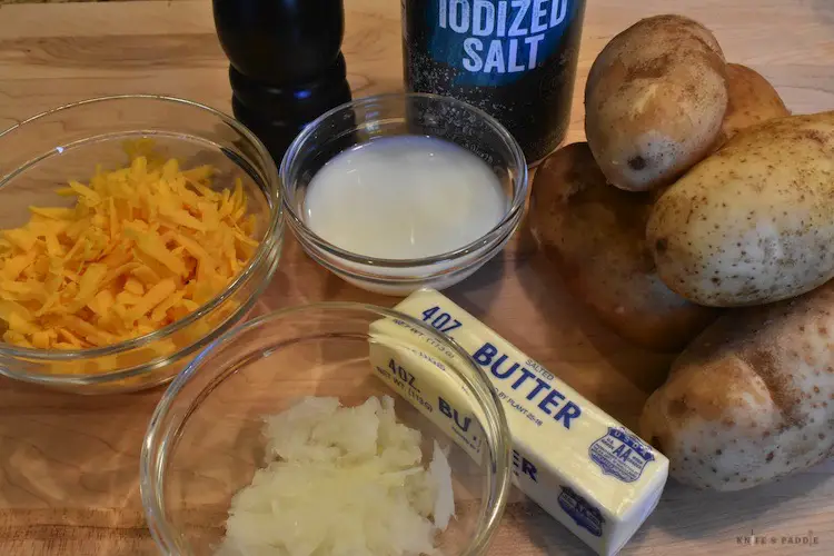 Ultimate Twice Baked Potato Ingredients