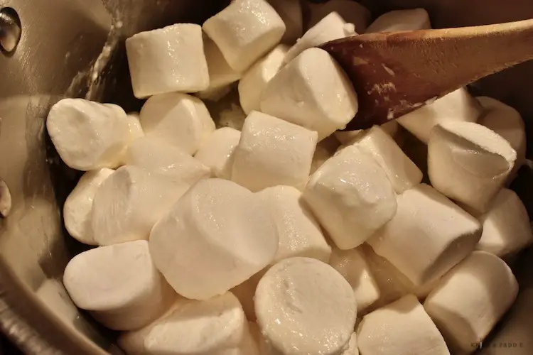 Marshmallows melting 