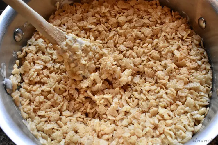 Rice Krispies and marshmallows