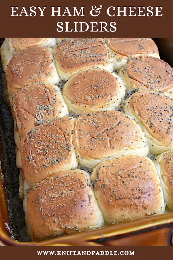 King's Hawaiian sandwiches in a baking dish