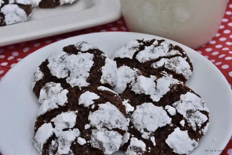 Chocolate Brownie Crinkle Cookies