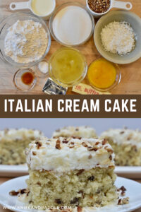 Irresistibly Delicious Italian Cream Cake • www.knifeandpaddle.com
