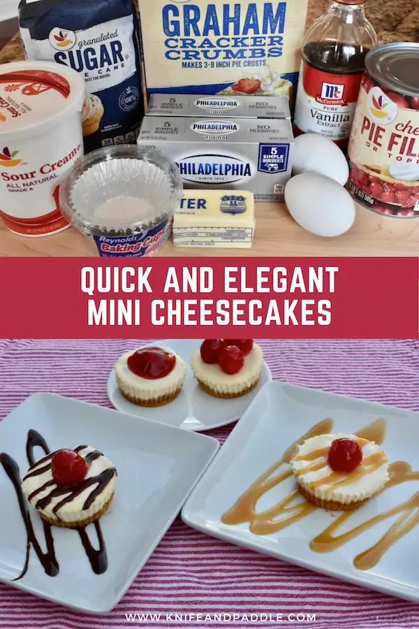 Quick and Elegant Mini Cheesecakes