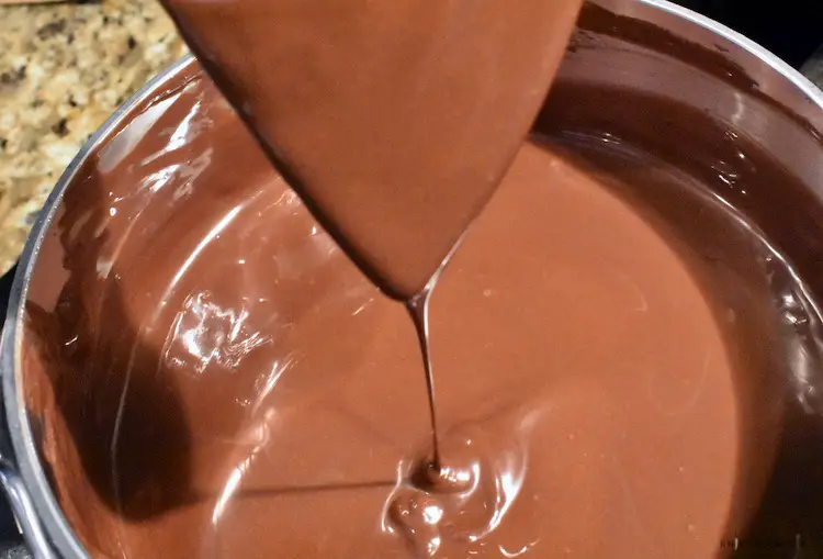 Smooth chocolate mixture