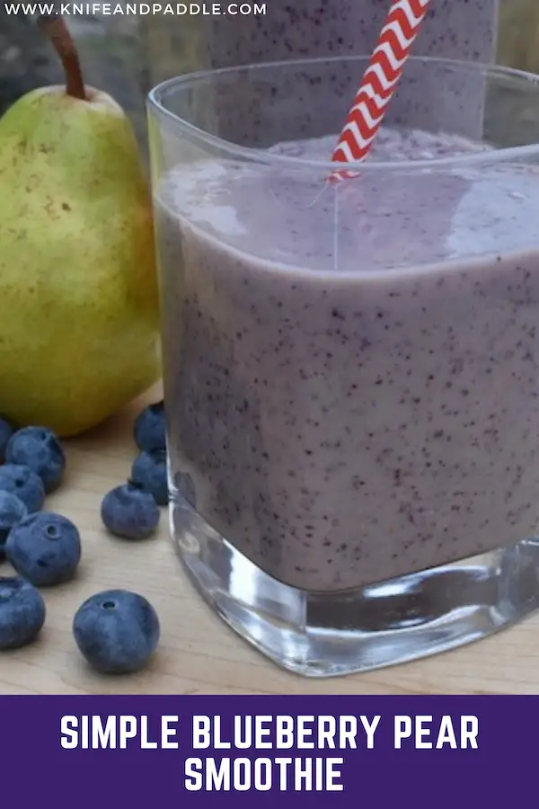 Blueberry Pear Fruit Smoothie