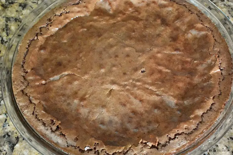 Cooked Double Chocolate Fudge Pie