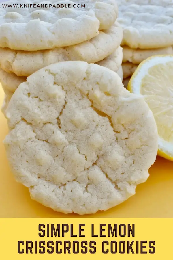 Simple Lemon Crisscross Cookies