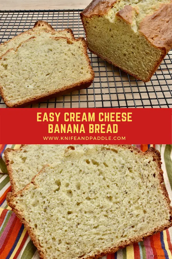 Easy Cream Cheese Banana Bread