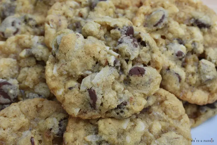 Coconut Oatmeal Chocolate Chip Cookies 