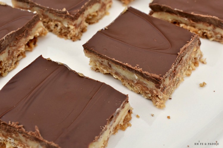 Delicious Almond Toffee Bars on a plate