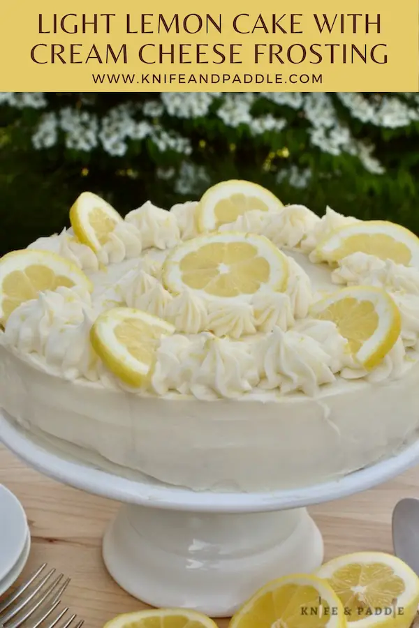 Light Lemon Cake with Cream Cheese Frosting