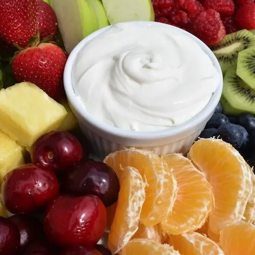Quick Fruit Dip •