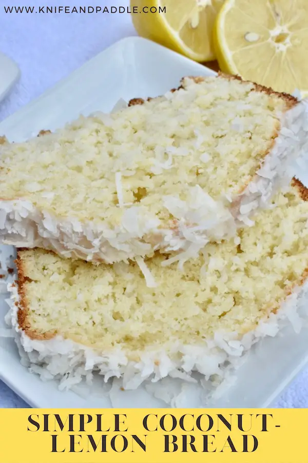 Simple Coconut-Lemon Bread slices