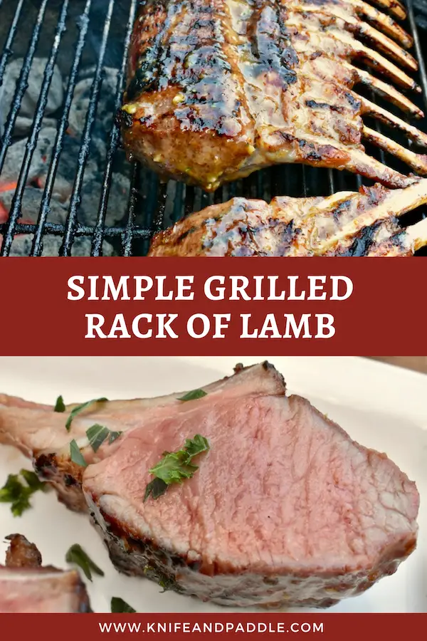 Simple Grilled Rack of Lamb