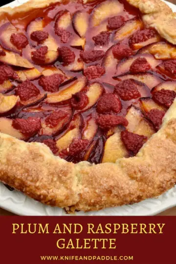 Plum and Raspberry Galette • www.knifeandpaddle.com