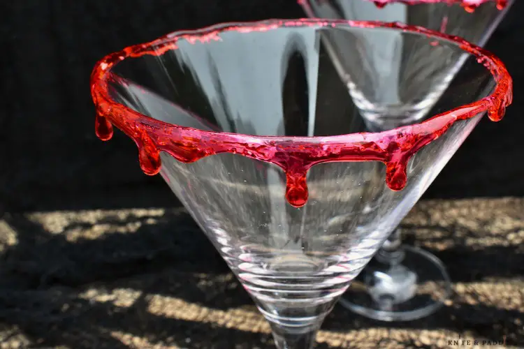 Blood Dripped Glasses