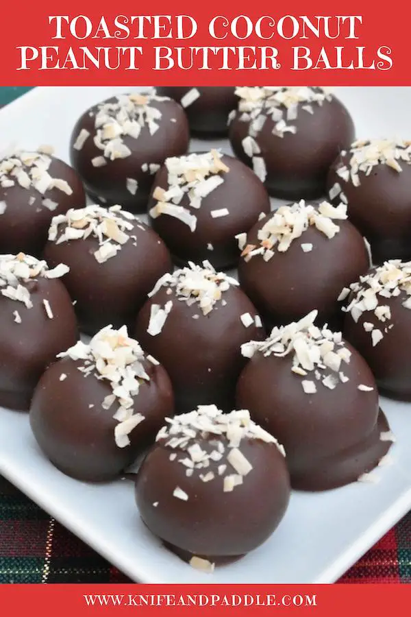 Toasted Coconut Peanut Butter Balls
