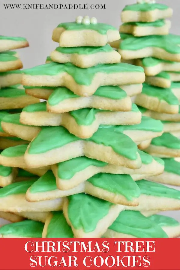 Christmas Tree Sugar Cookies