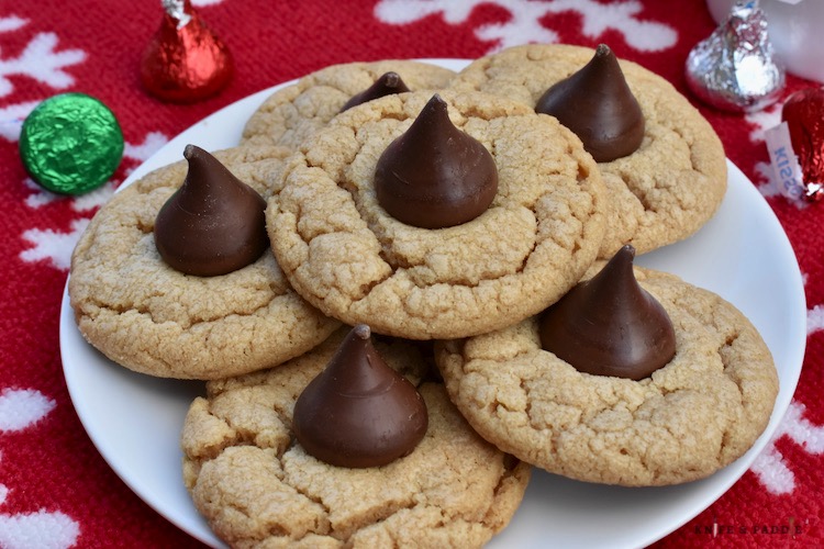 Plate of Peanut Butter Blossoms