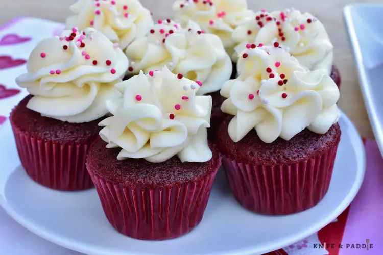 pink velvet wedding cupcakes