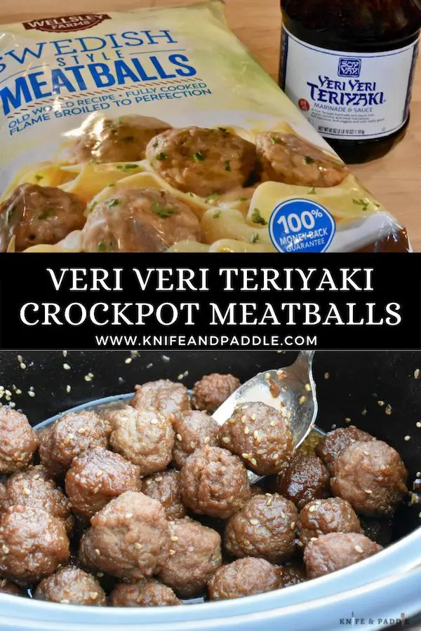 Veri Veri Teriyaki Crockpot Meatballs
