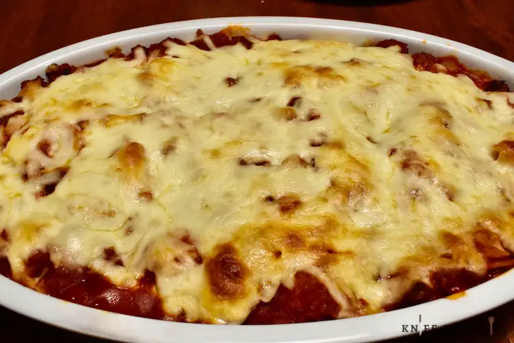 Baked Healthy Pasta and Sausage Casserole