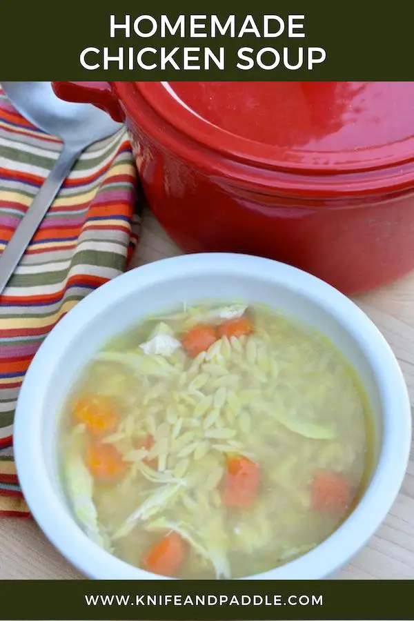 Homemade Chicken Soup in a bowl