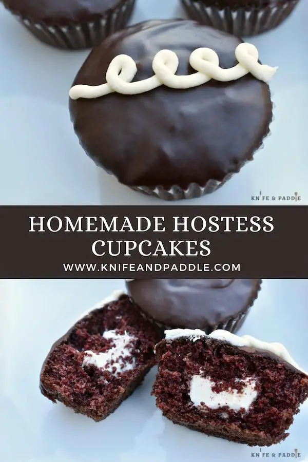 Homemade Hostess Cupcakes on a plate