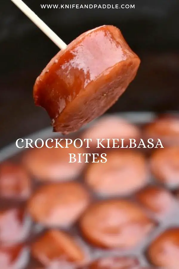 Simple Crockpot Kielbasa Bites