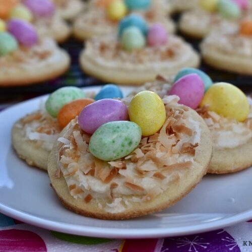 Bird's Nest Sugar Cookies •