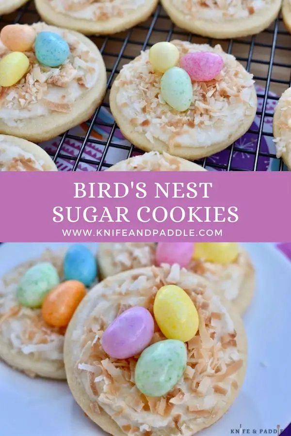 Bird's Nest Sugar Cookies