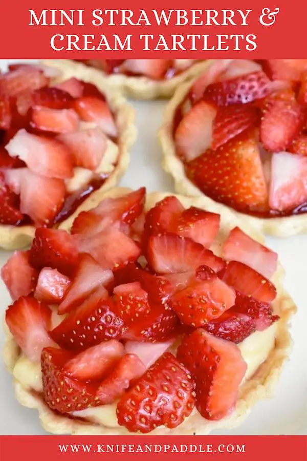 Fresh fruit pastries on a plate