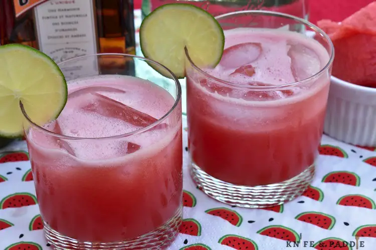 Fresh Watermelon Rum Cocktail