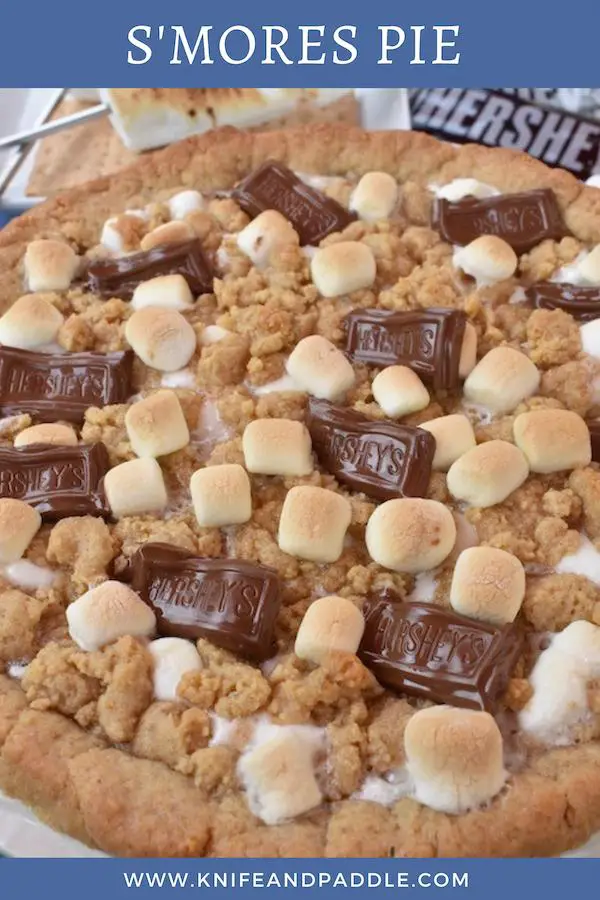 S'mores Pie in a pie plate