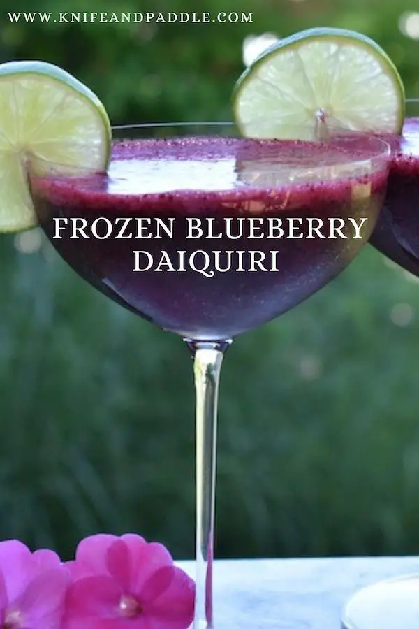 Frozen Blueberry Daiquiri